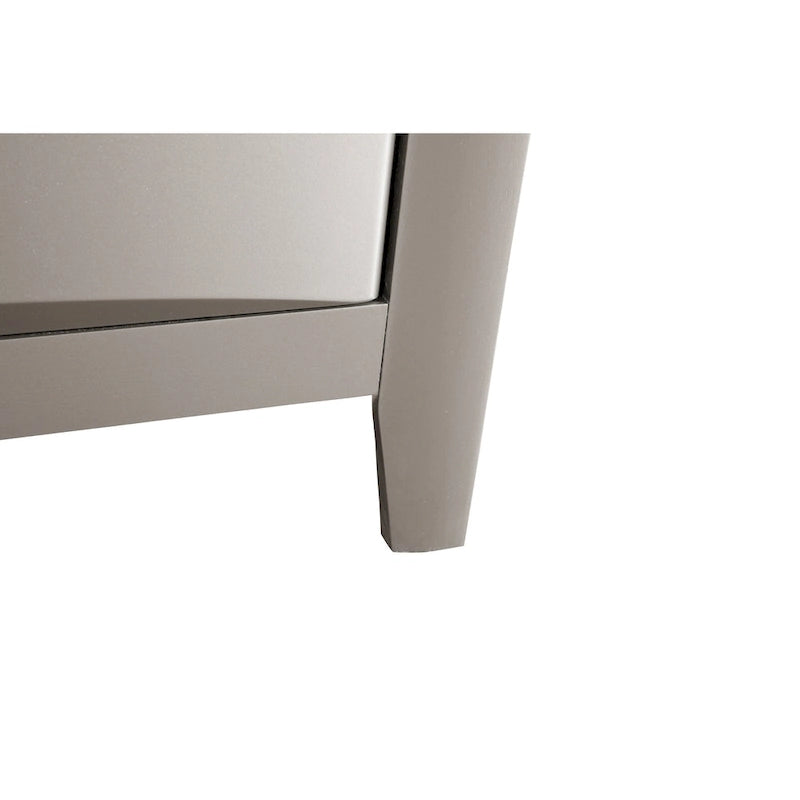 Commode 5 tiroirs pour chambre avec placage en bois véritable multicolore