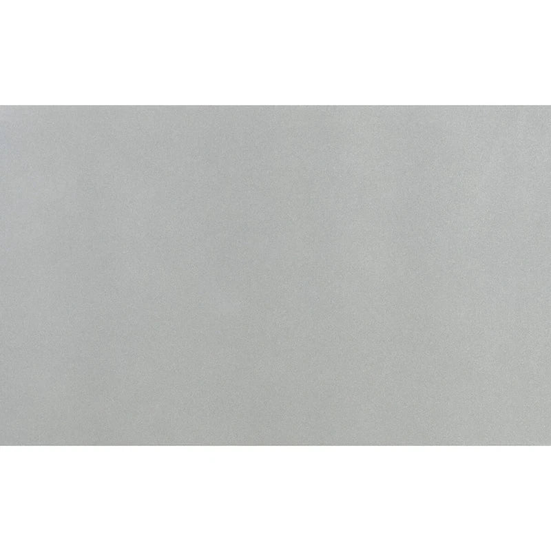 Lit rembourré capitonné en similicuir gris argenté avec garniture miroir